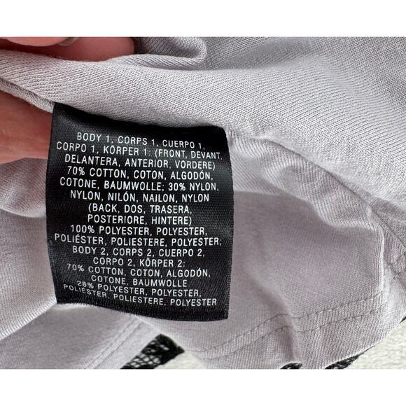 Maeve Anthropologie Black White Lace Dress Stretch Sleeveless Dark Coquette S - Picture 10 of 14